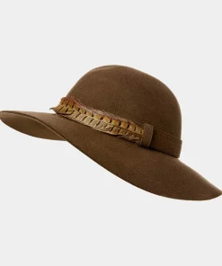 Alexis Feather Trim Hat