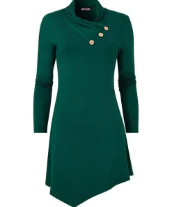 All New Button Jersey Tunic