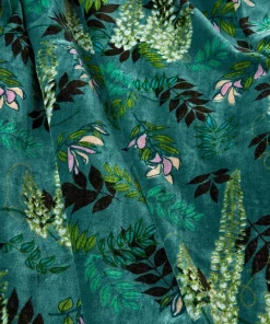 Artisan Floral Velvet Kimono