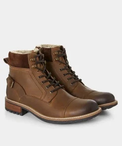 Aviator Borg Lined Oiled Boots