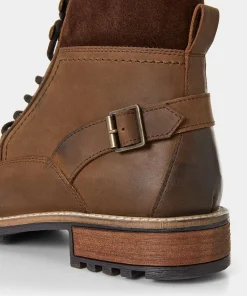 Aviator Borg Lined Oiled Boots