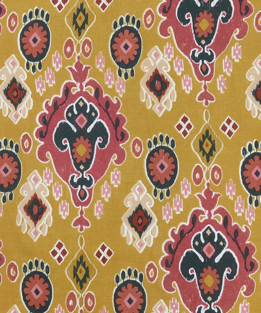 Aztec Cotton Slub Reversible Frill Duvet Set