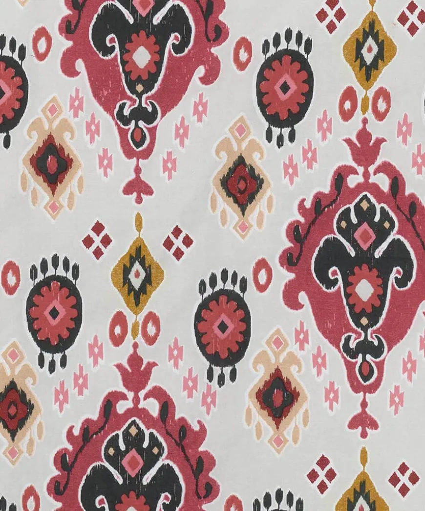Aztec Cotton Slub Reversible Frill Duvet Set