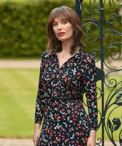 Beautiful Butterfly Jersey Dress