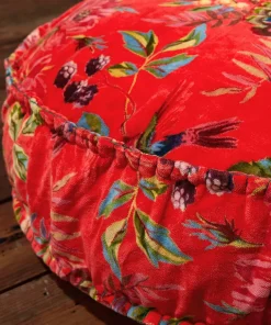 Birds Of Paradise Round Cushion