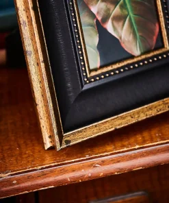Black And Gold Beautifully Beaded Photo Frame