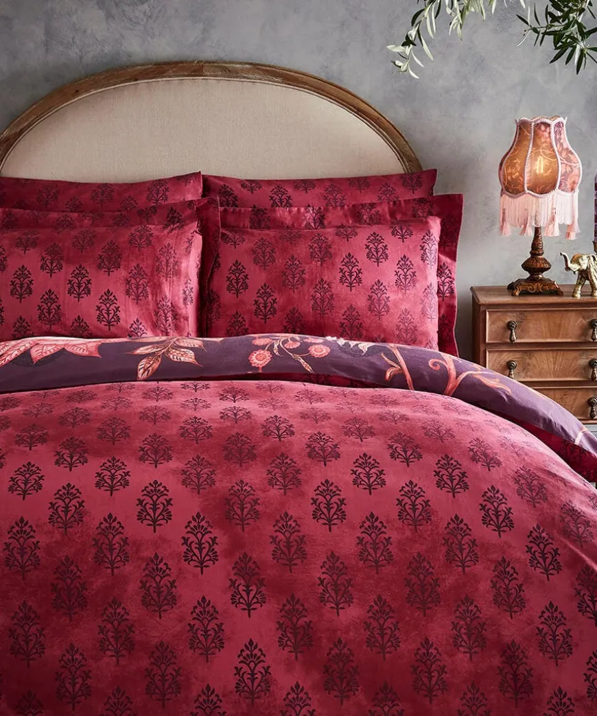 Bohemian Bloom Reversible Duvet Set
