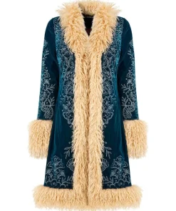 Boho Girl Embroidered Boutique Coat