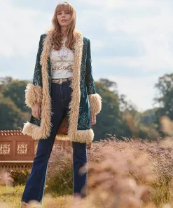 Boho Girl Embroidered Boutique Coat