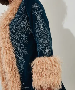 Boho Girl Embroidered Boutique Coat