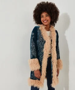 Boho Girl Embroidered Boutique Coat