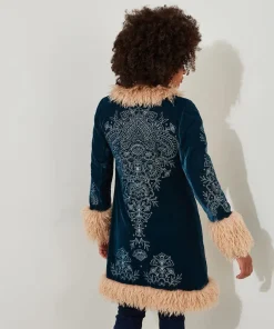 Boho Girl Embroidered Boutique Coat