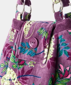 Botanical Mist Velvet Bag