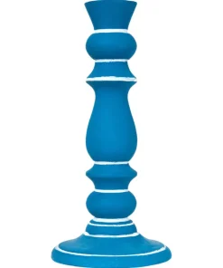 Brilliant Blue Candlestick Holder