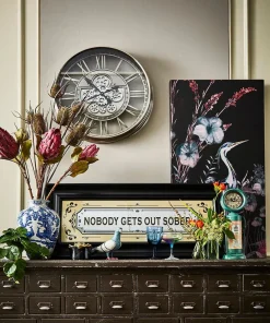 Brushed Antique Kensington Clock