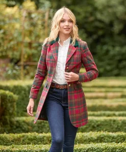 Camilla Checked Longline Coat