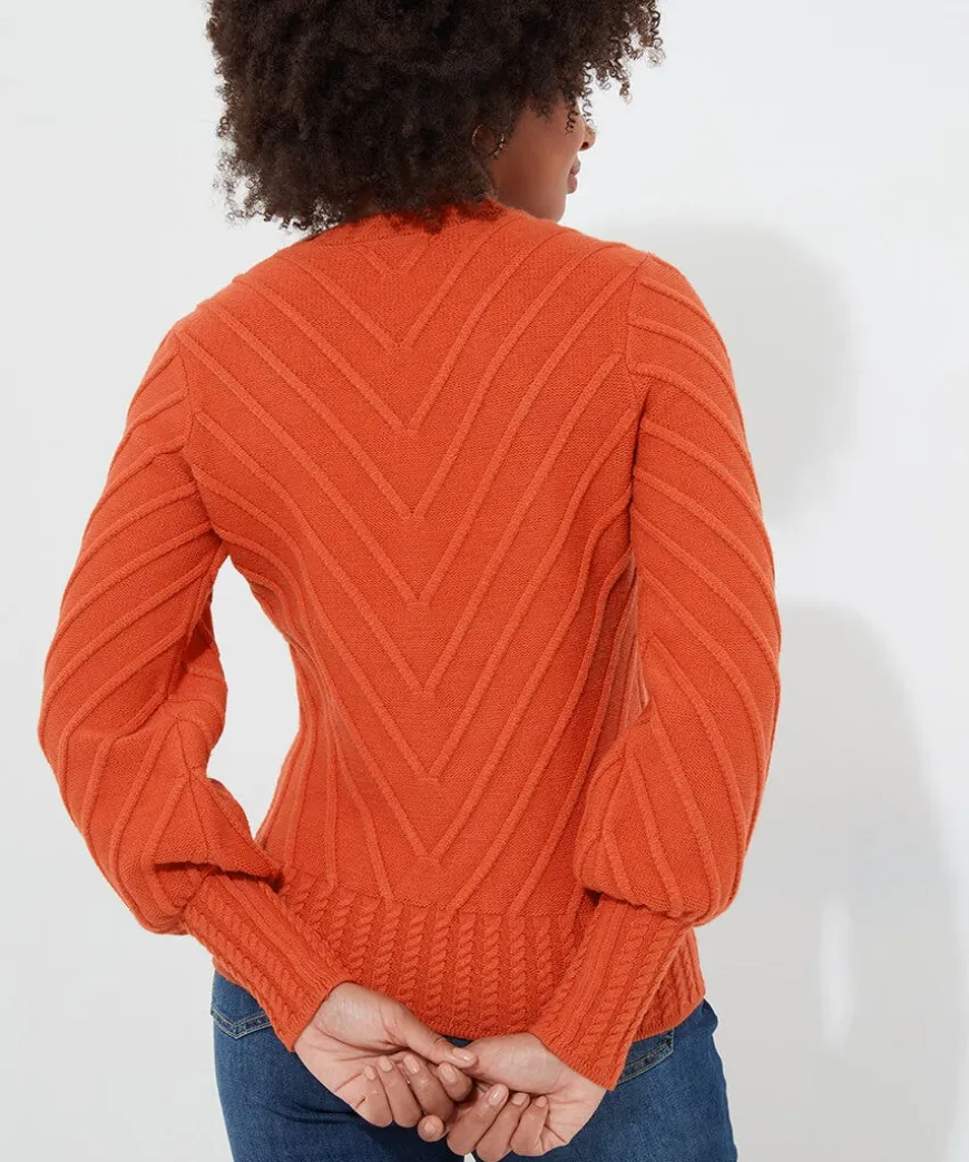 Cassie Chevron Knit Jumper