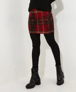 Charming Check Skirted Leggings