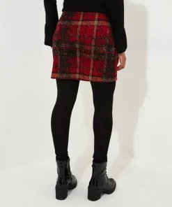 Charming Check Skirted Leggings