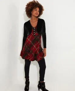 Charming Check Tunic
