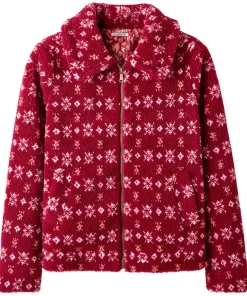 Cosy Cabin Patterned Fleece Jacket
