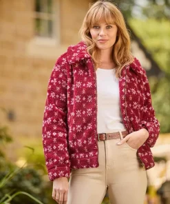 Cosy Cabin Patterned Fleece Jacket