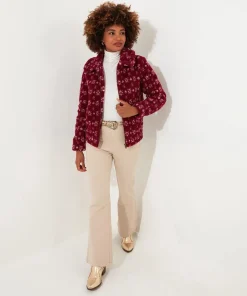 Cosy Cabin Patterned Fleece Jacket