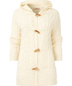 Cosy Cable Hooded Cardigan