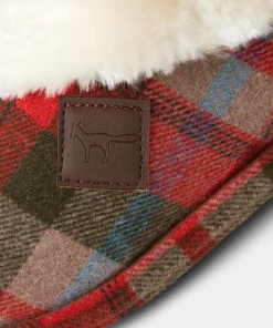 Cosy Check Slipper Bootees