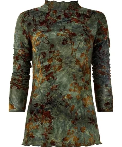 Danielle Flocked Top