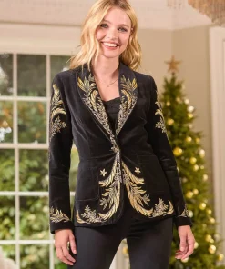 Decadent Drama Embroidered Boutique Jacket