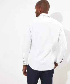 Delightful Double Collar Shirt