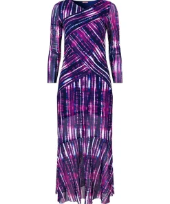 Elsa Printed Mesh Dress