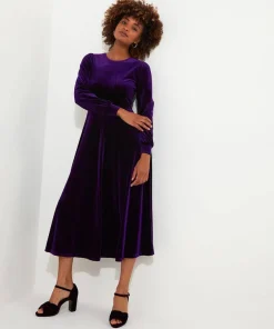 Etta Velour Dress