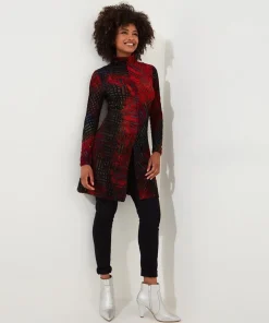 Evelyn Burn Out Jersey Tunic
