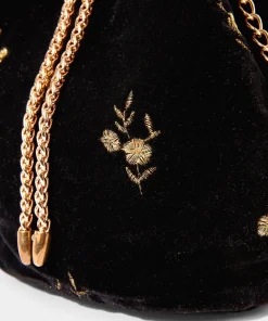 Evening Rose Velvet Bag