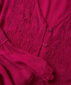 Ever So Pretty Embroidered Tunic Top