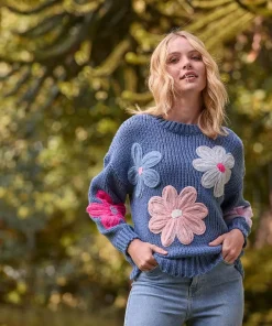 Fabulous Floral Applique Jumper