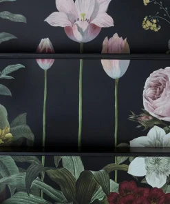 Fabulous Floral Shelving Wall Unit