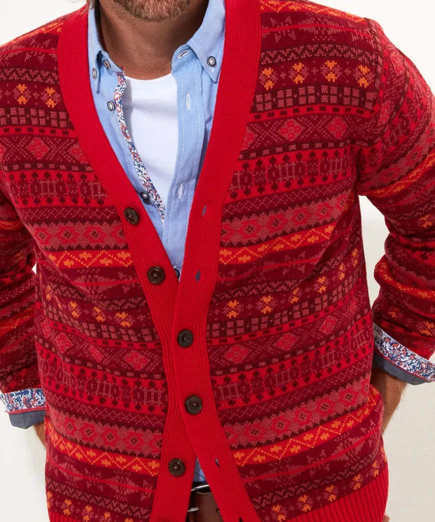 Fairisle Knit Cardigan