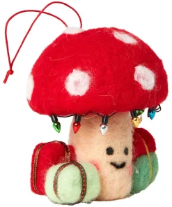 Festive Fungi Hanging Christmas Decoration