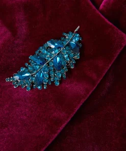 Float In Elegance Feather Brooch