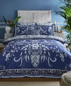 Floral Vivid Vase Reversible Duvet Set