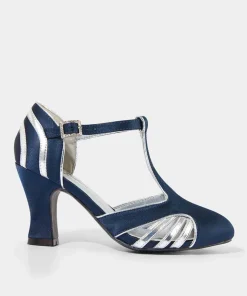 Gatsby Shimmer T Bar Shoes