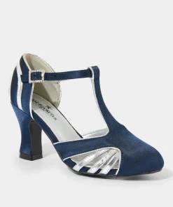 Gatsby Shimmer T Bar Shoes