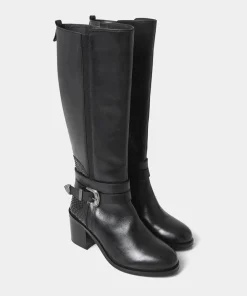 Gigi Premium Leather Rider Boots
