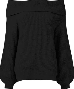 Glamorous Off-The-Shoulder Jumper