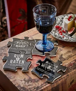 Gothic Cocktails Jigsaw Coaster Set