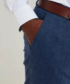 Handsome Herringbone Trousers