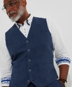 Handsome Herringbone Waistcoat